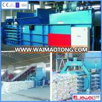 Jewel Brand Factory Direct Selling semi-automatic corrugated carton cardboard waste paper recycling compress bundling machine